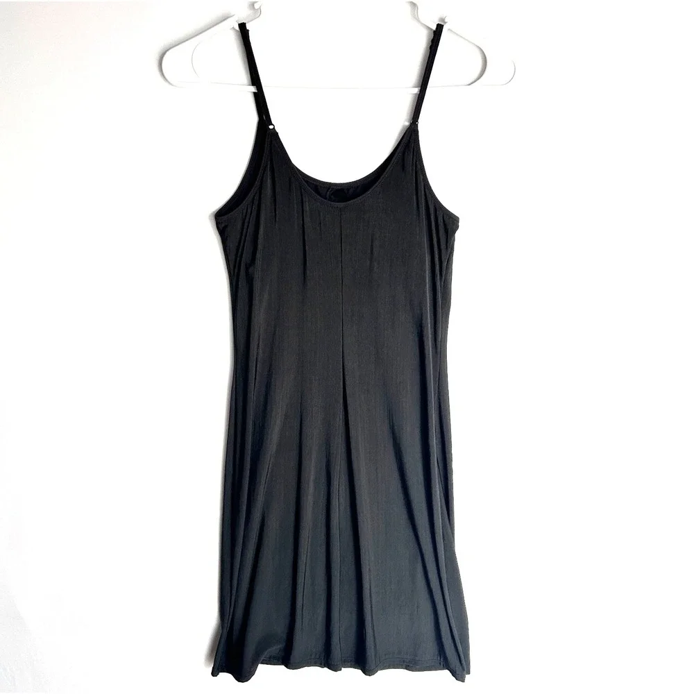 VTG Victoria Secret Basic Slip Dress Stretchy Tank Minimalist Womens 34 S M Y2K